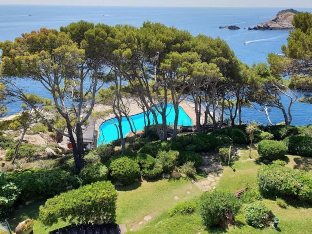Appartamento Capsasalbegur137 Piscina Del Mar Vista Al Patio Esterno foto