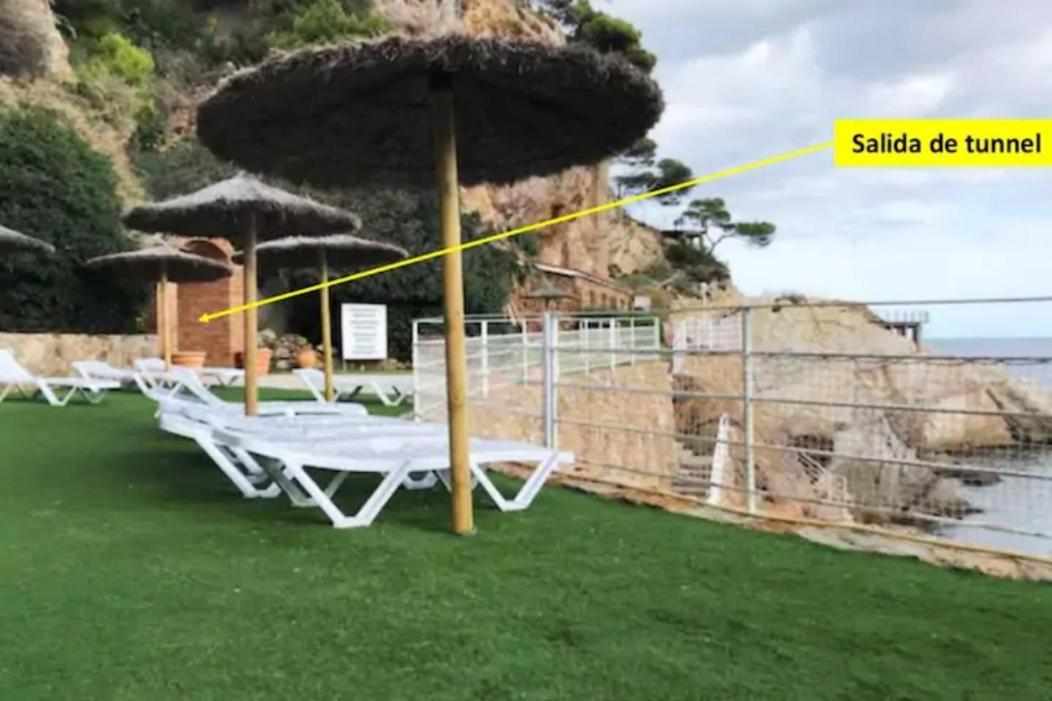 Appartamento Capsasalbegur137 Piscina Del Mar Vista Al Patio Esterno foto