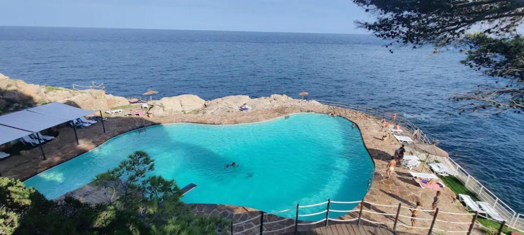 Appartamento Capsasalbegur137 Piscina Del Mar Vista Al Patio Esterno foto